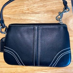 Black mini Coach purse
